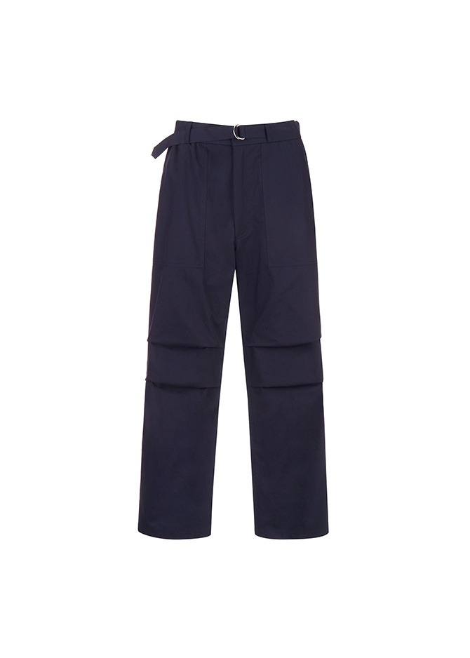 BELTED BAND PANTS